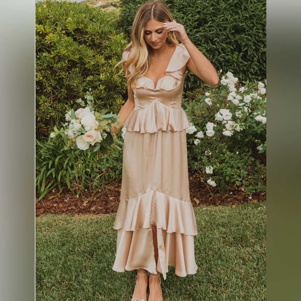 Show Me Your Mumu Reese Ruffle Dress